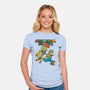 Fungi Explosion Runaway-Womens-Fitted-Tee-tobefonseca