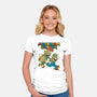 Fungi Explosion Runaway-Womens-Fitted-Tee-tobefonseca