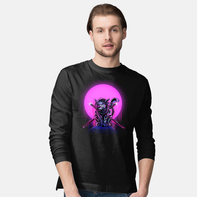 Cybercat-Mens-Long Sleeved-Tee-fanfabio