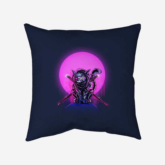 Cybercat-None-Removable Cover-Throw Pillow-fanfabio