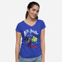 Zim Pilgrim-womens v-neck tee-Italiux