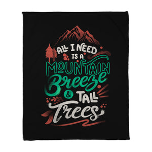 Mountain Breeze And Tall Trees
