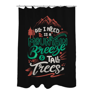 Mountain Breeze And Tall Trees