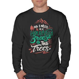 Mountain Breeze And Tall Trees
