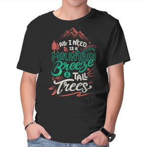 Mountain Breeze And Tall Trees