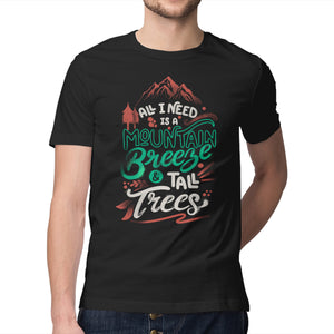 Mountain Breeze And Tall Trees