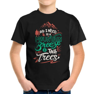 Mountain Breeze And Tall Trees