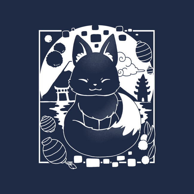 Fox Lantern-Unisex-Crew Neck-Sweatshirt-Vallina84