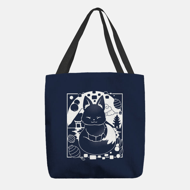 Fox Lantern-None-Basic Tote-Bag-Vallina84