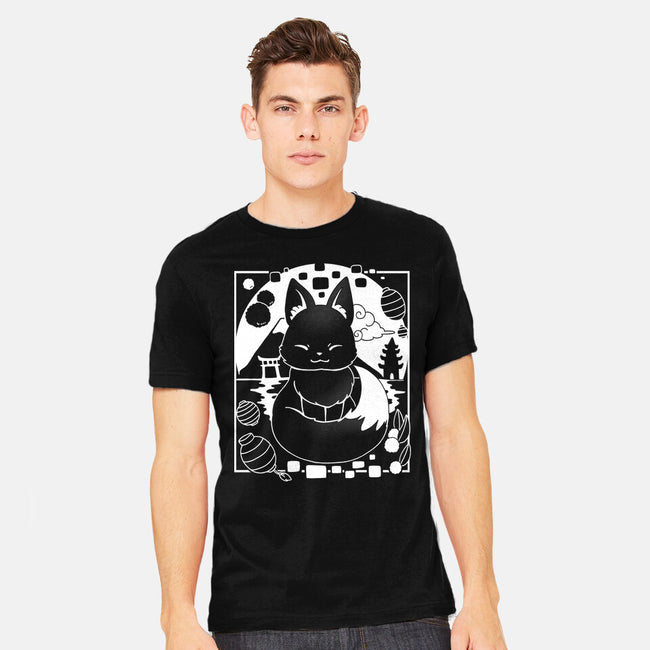 Fox Lantern-Mens-Heavyweight-Tee-Vallina84