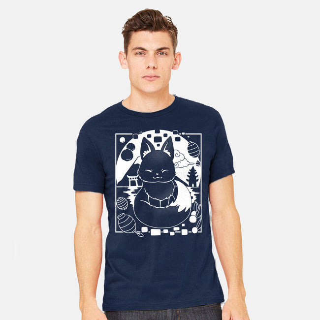 Fox Lantern-Mens-Heavyweight-Tee-Vallina84