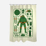 Mikey Model Sprue-None-Polyester-Shower Curtain-danielmorris1993