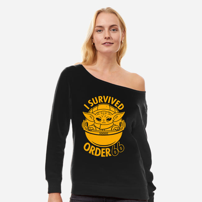 Survivor-Womens-Off Shoulder-Sweatshirt-Boggs Nicolas