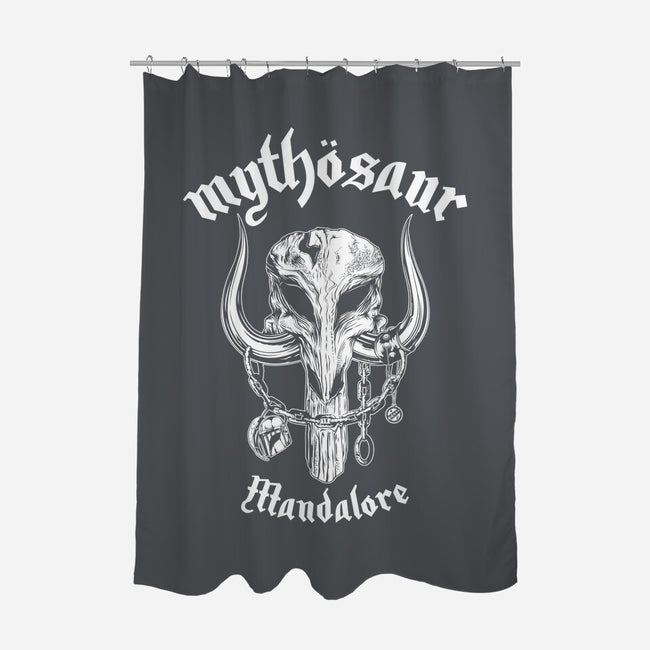 Mythosaur-None-Polyester-Shower Curtain-CappO