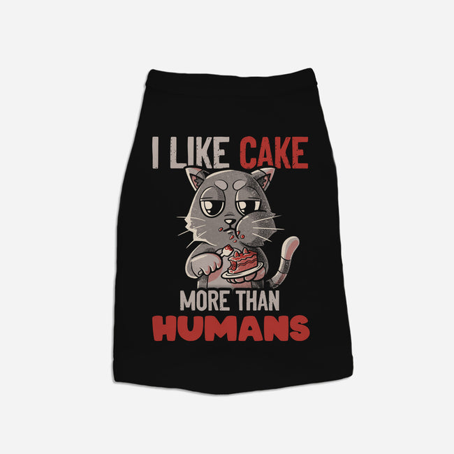 I Like Cake More Than People-Dog-Basic-Pet Tank-tobefonseca