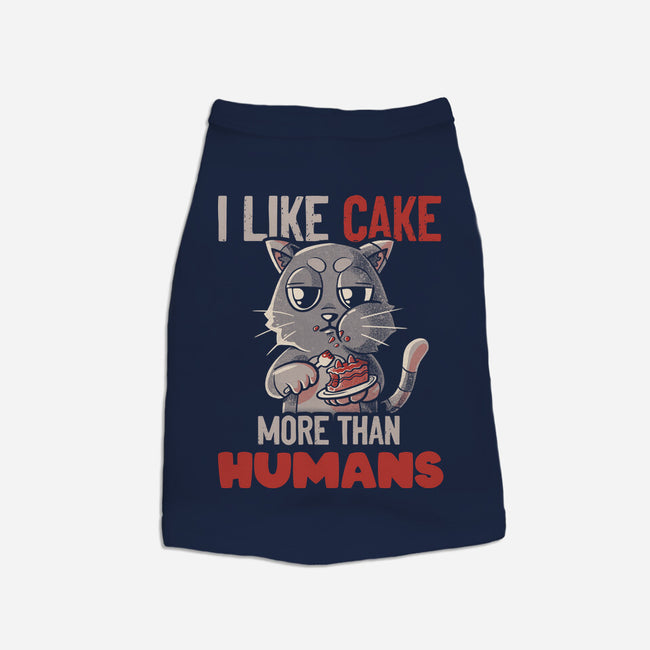 I Like Cake More Than People-Dog-Basic-Pet Tank-tobefonseca