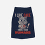 I Like Cake More Than People-Dog-Basic-Pet Tank-tobefonseca