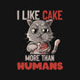I Like Cake More Than People-Cat-Basic-Pet Tank-tobefonseca
