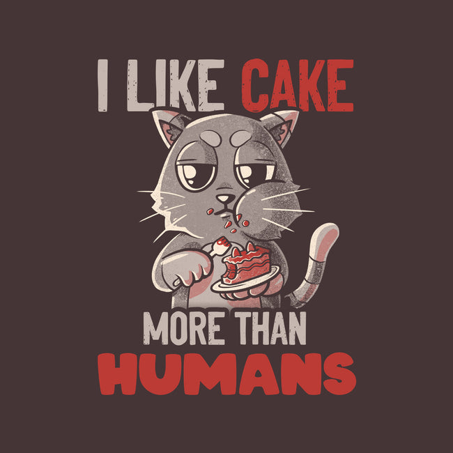 I Like Cake More Than People-Womens-Basic-Tee-tobefonseca