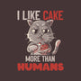 I Like Cake More Than People-iPhone-Snap-Phone Case-tobefonseca