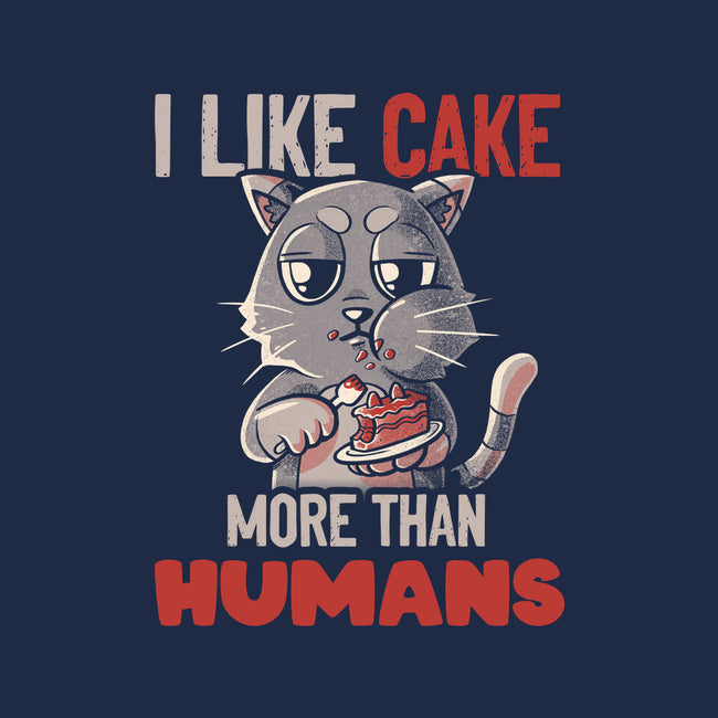 I Like Cake More Than People-Unisex-Basic-Tee-tobefonseca