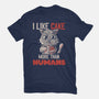 I Like Cake More Than People-Unisex-Basic-Tee-tobefonseca