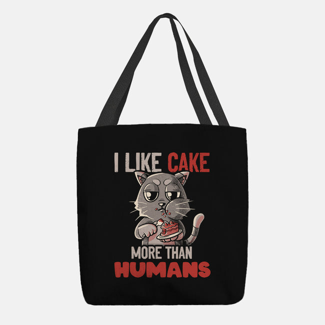 I Like Cake More Than People-None-Basic Tote-Bag-tobefonseca