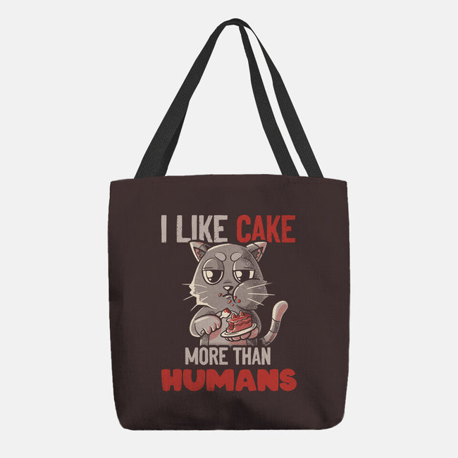 I Like Cake More Than People-None-Basic Tote-Bag-tobefonseca