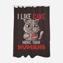 I Like Cake More Than People-None-Polyester-Shower Curtain-tobefonseca