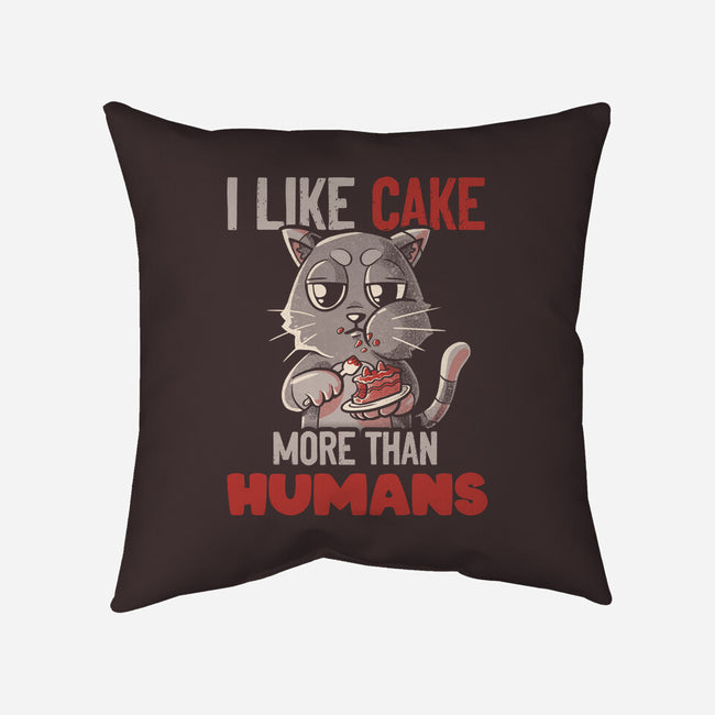 I Like Cake More Than People-None-Removable Cover w Insert-Throw Pillow-tobefonseca