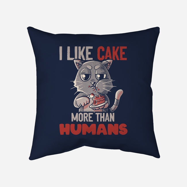 I Like Cake More Than People-None-Removable Cover w Insert-Throw Pillow-tobefonseca