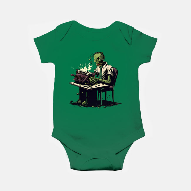 Braindead Office Job-Baby-Basic-Onesie-MrScottBlack