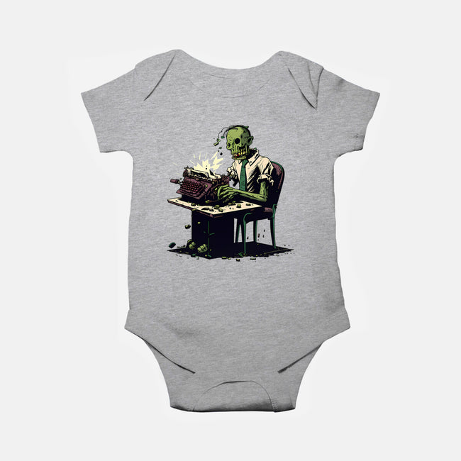 Braindead Office Job-Baby-Basic-Onesie-MrScottBlack