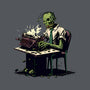 Braindead Office Job-Womens-Basic-Tee-MrScottBlack