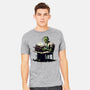 Braindead Office Job-Mens-Heavyweight-Tee-MrScottBlack
