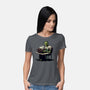 Braindead Office Job-Womens-Basic-Tee-MrScottBlack