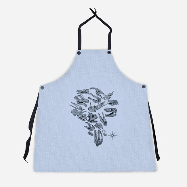 Isla Nublar Skulls-Unisex-Kitchen-Apron-Claudia