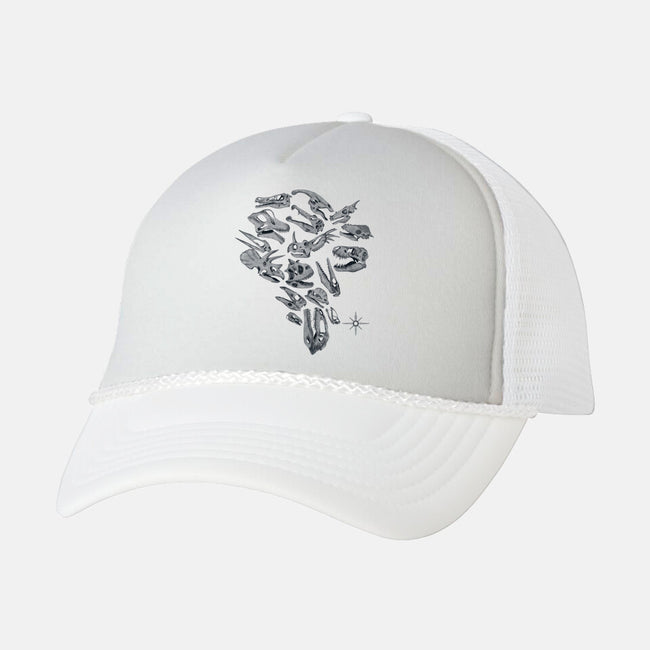 Isla Nublar Skulls-Unisex-Trucker-Hat-Claudia