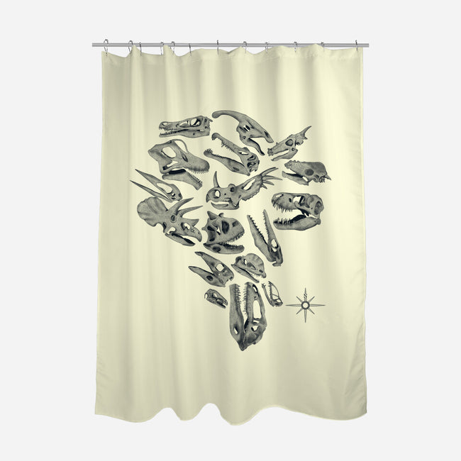 Isla Nublar Skulls-None-Polyester-Shower Curtain-Claudia