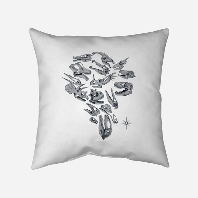 Isla Nublar Skulls-None-Removable Cover-Throw Pillow-Claudia