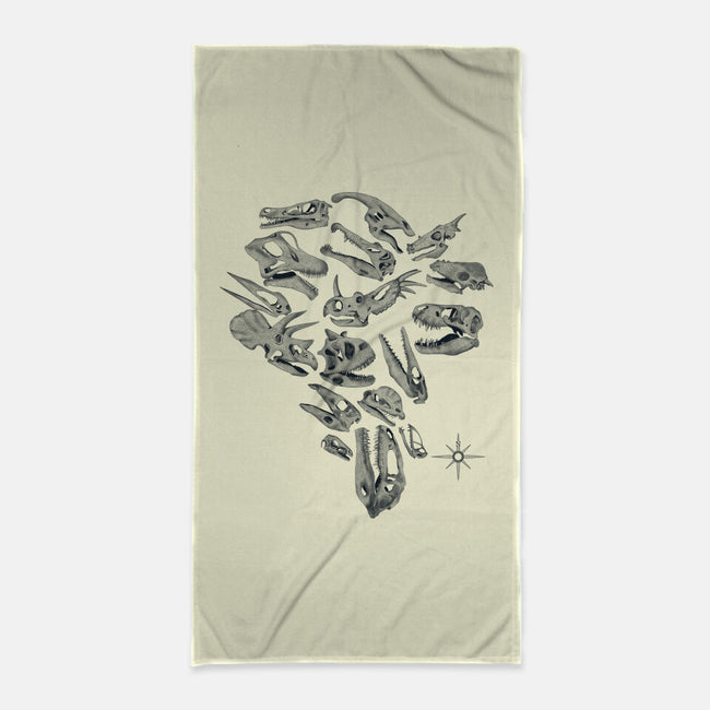 Isla Nublar Skulls-None-Beach-Towel-Claudia