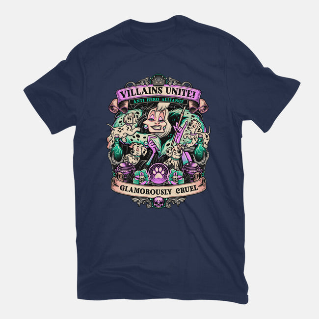 Glamorously Cruel-Womens-Fitted-Tee-momma_gorilla