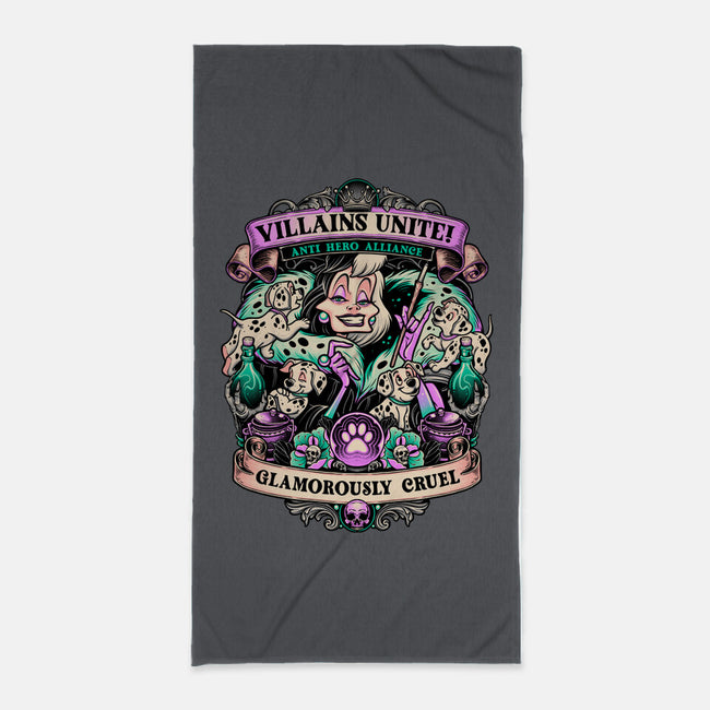 Glamorously Cruel-None-Beach-Towel-momma_gorilla