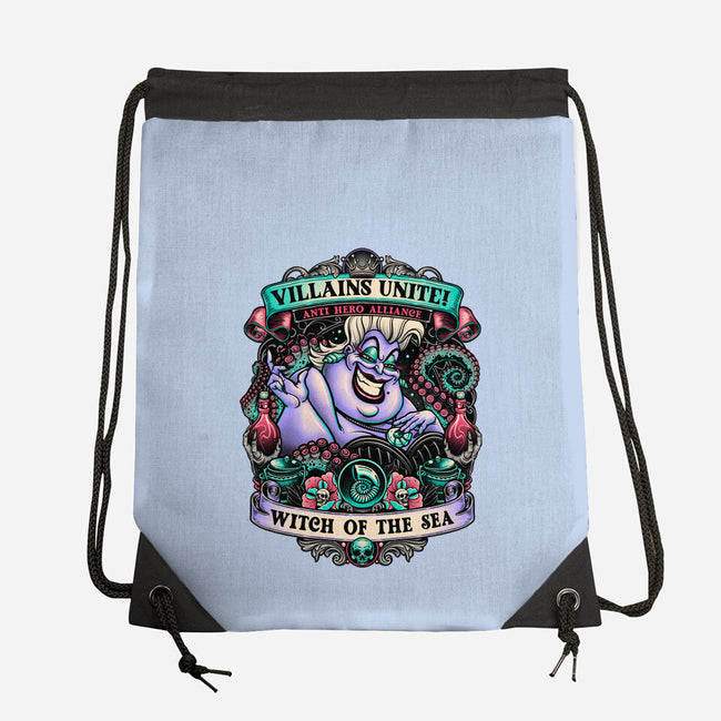 Witch Of The Sea-None-Drawstring-Bag-momma_gorilla