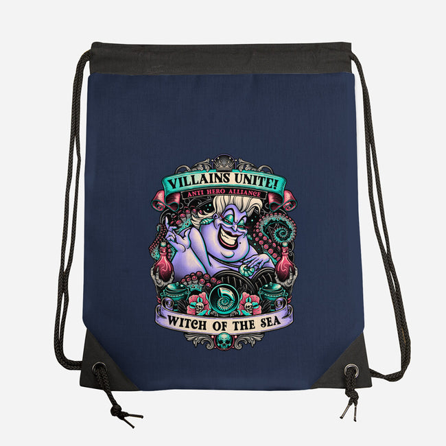 Witch Of The Sea-None-Drawstring-Bag-momma_gorilla