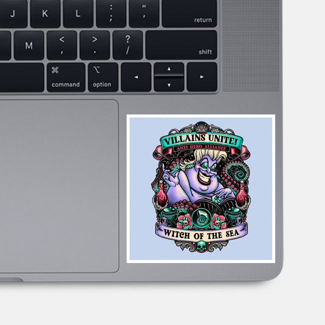 Witch Of The Sea-None-Glossy-Sticker-momma_gorilla