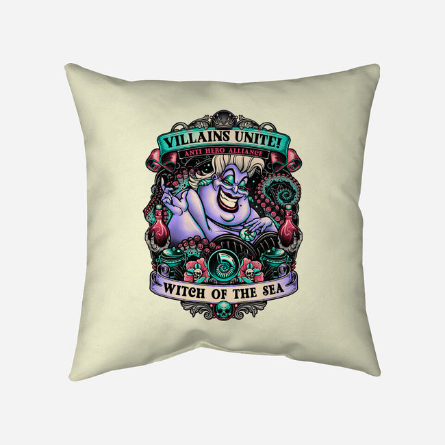 Witch Of The Sea-None-Removable Cover w Insert-Throw Pillow-momma_gorilla