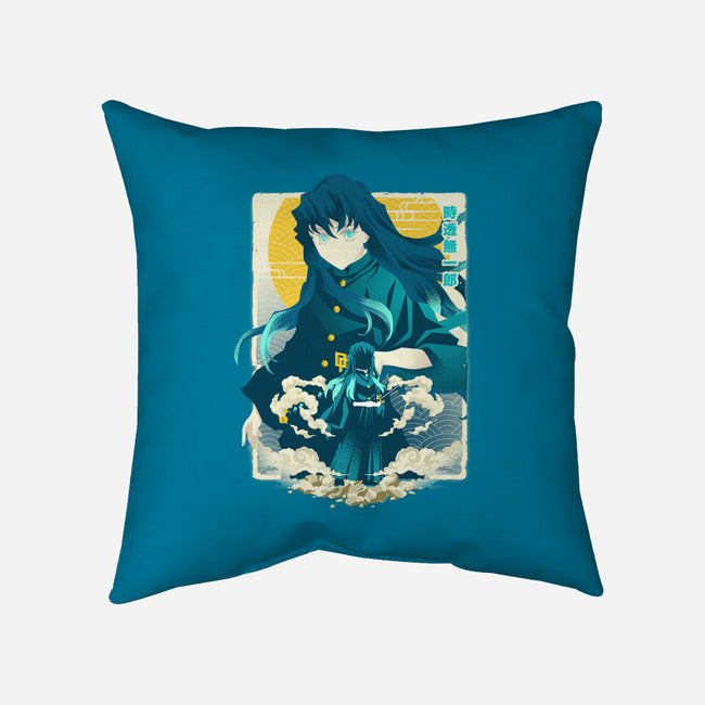 Mist Hashira-None-Removable Cover-Throw Pillow-hypertwenty