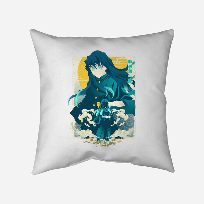 Mist Hashira-None-Removable Cover-Throw Pillow-hypertwenty