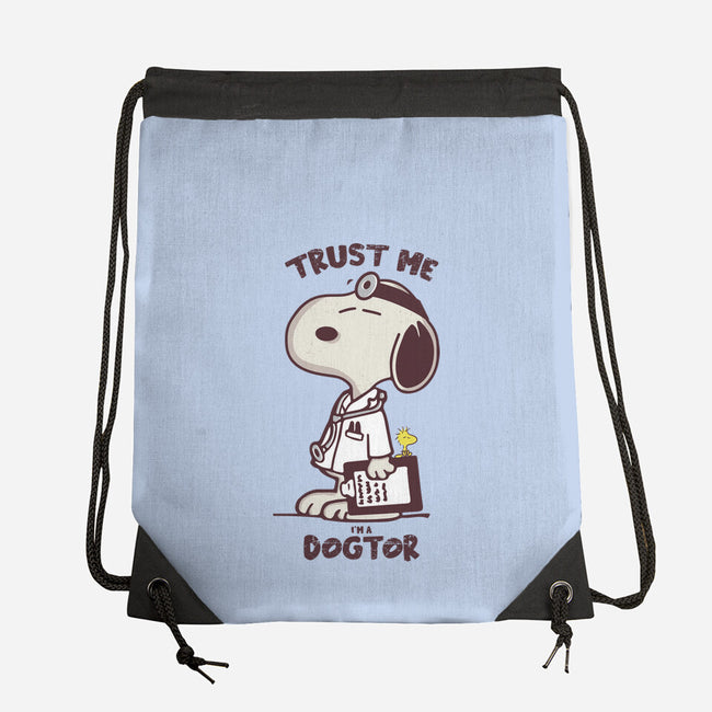 I'm A Dogtor-None-Drawstring-Bag-turborat14